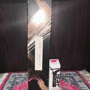 Fenty Beauty set w/ body sauce in Chocolate reign & Gloss Bomb Heat(hot cherry)